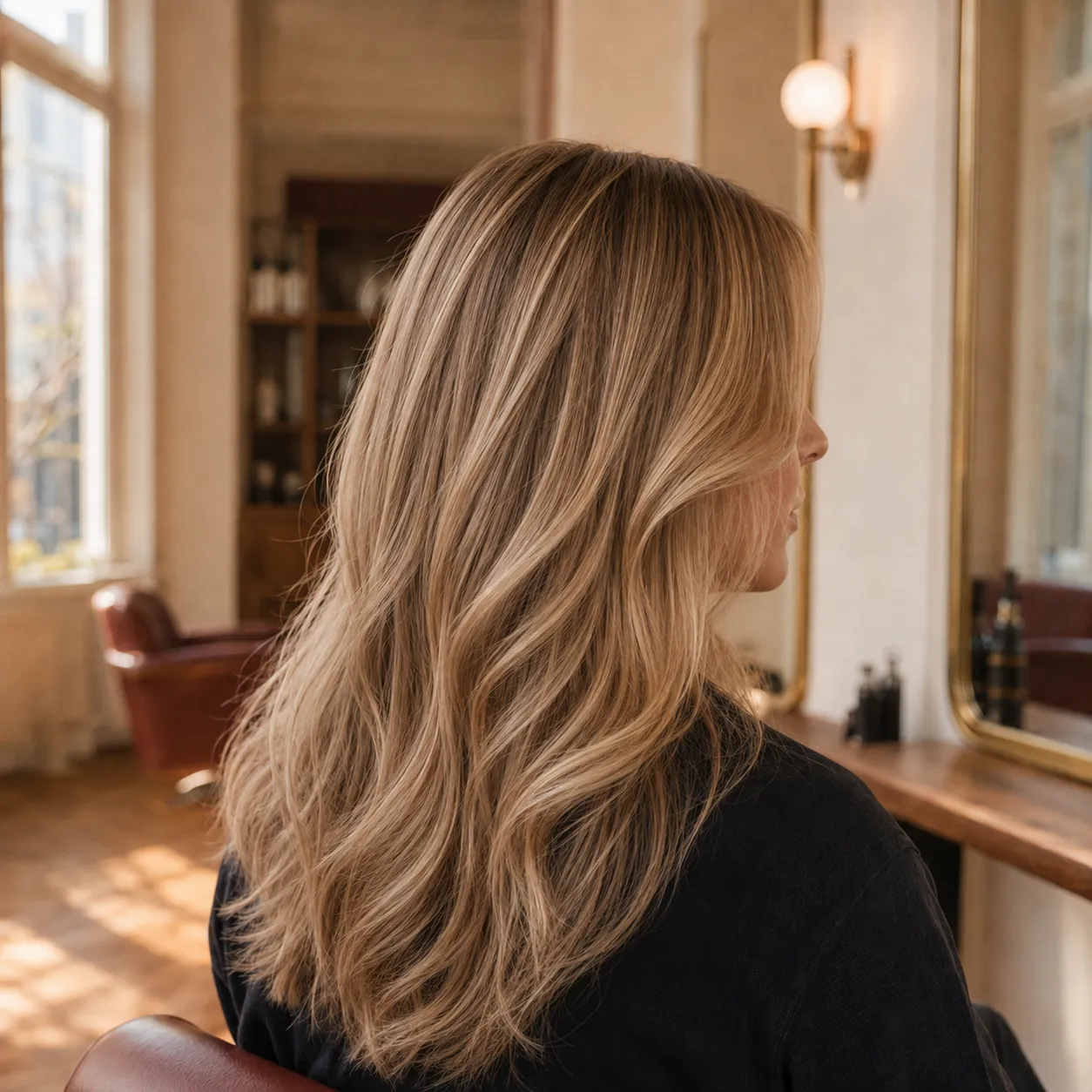 Efekt: wielowymiarowy blond z miękkim odrostem